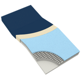 DynaRest Premium Visco-Gel Infused Foam Mattress 36" x 80" x  6"