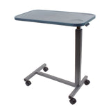 Dynarex plastic overbed table, grey finish