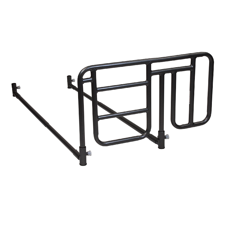 Dynarex Homecare Half-Length Bed Rail - Cross Bar Mount