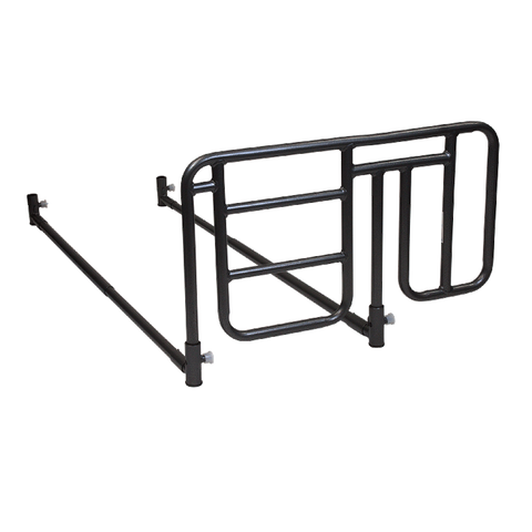 Dynarex Homecare Half-Length Bed Rail - Cross Bar Mount