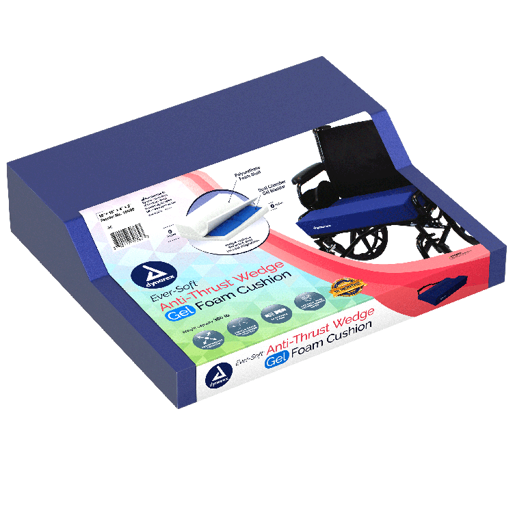 Anti-Thrust Wedge Gel Foam Cushions
