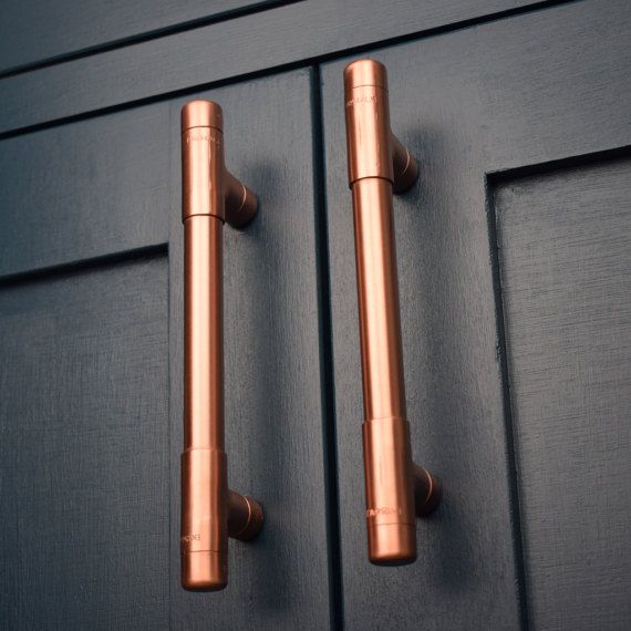 Accucold Two copper towel bar handles installed on any two-door unit Main image