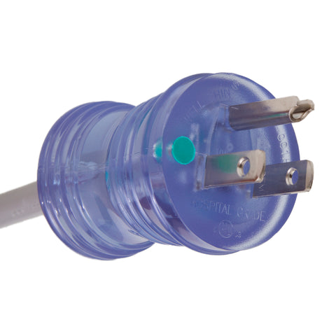 Accucold Hospital grade cord with green dot plug installed on select units