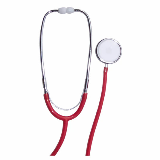 Single Head Stethoscope 22", Red