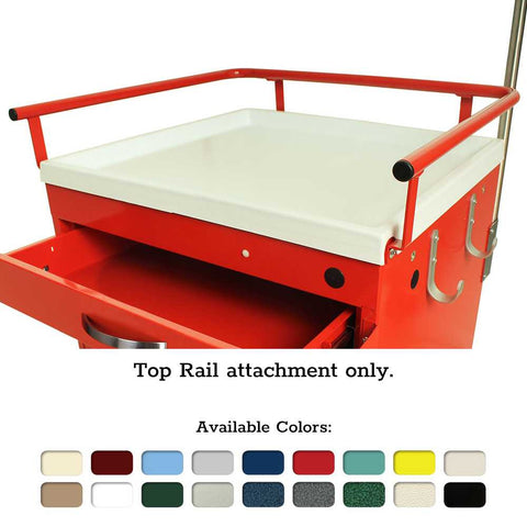 Harloff Top Rail for AL/SL 4 Wide Med Carts