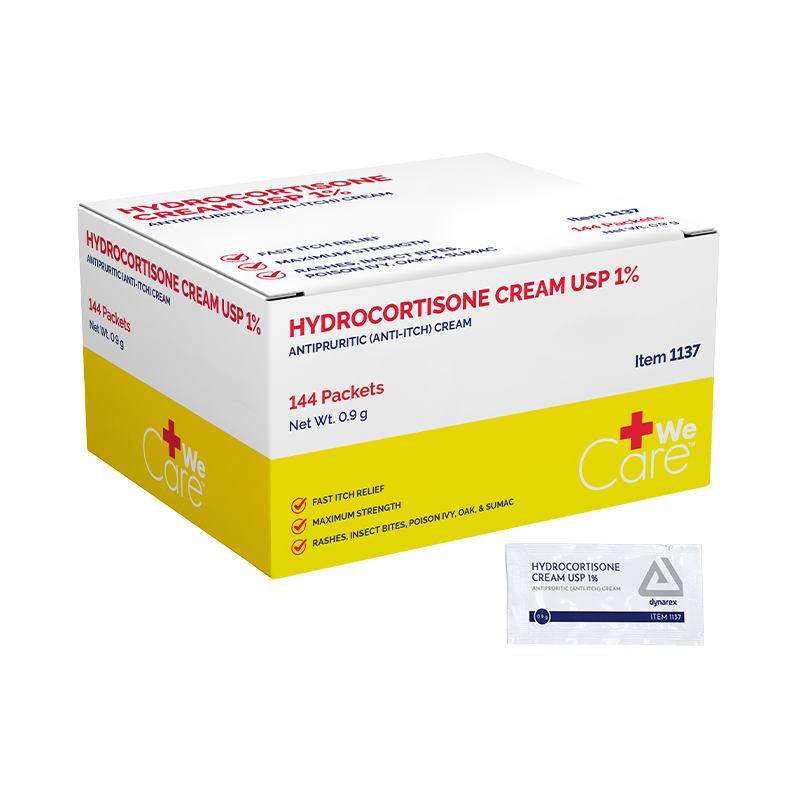 Hydrocortisone Cream 0.9 g Packet (Case)