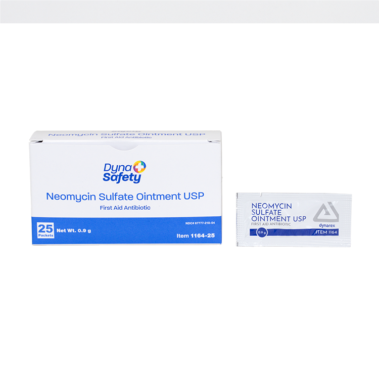 Dynarex Neomycin Sulfate Ointment USP 0.9g (Case)