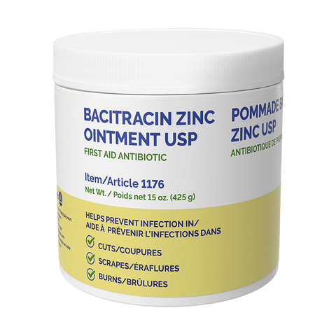 Dynarex Bacitracin Zinc Ointment 15 oz. Jar