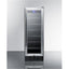 12" wide built-in undercounter wine cellar with digital thermostat and LED lighting
