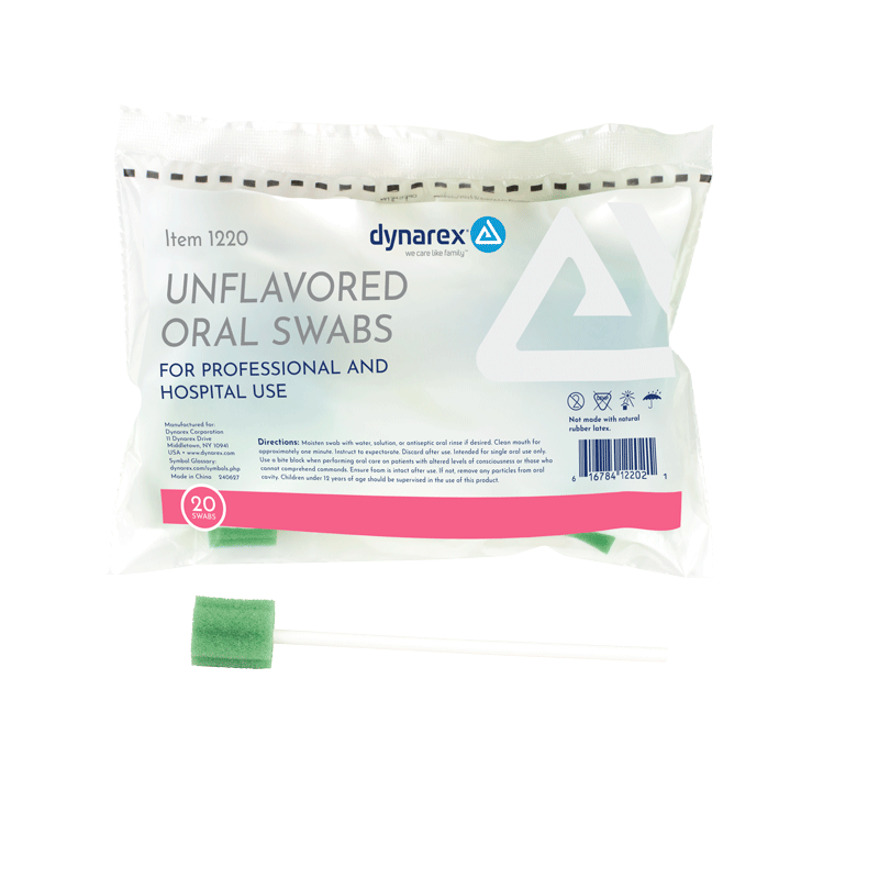 Oral Swabsticks, Unflavored Code: 1220