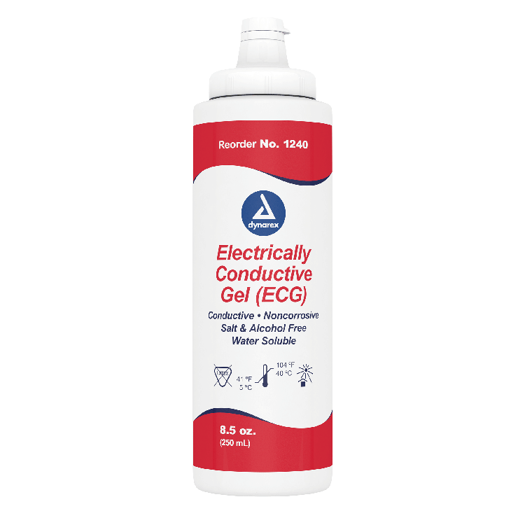 Dynarex Electrically Conductive Gel (ECG) 8.5 oz. Bottle Main image