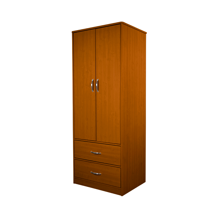 Two Door Two Drawer Wardrobe Cherry