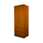 Two Door Two Drawer Wardrobe Cherry