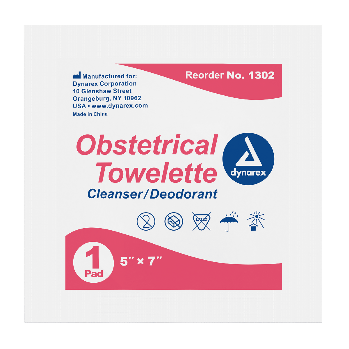 Dynarex Obstetrical Towelettes