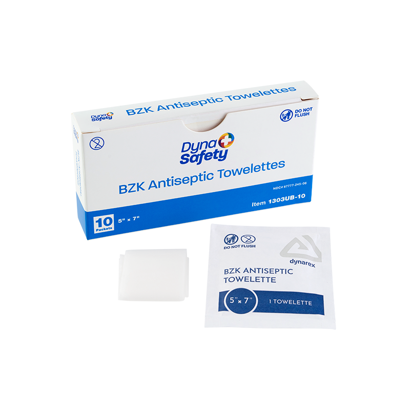 BZK Antiseptic Towelettes 100/10/CS