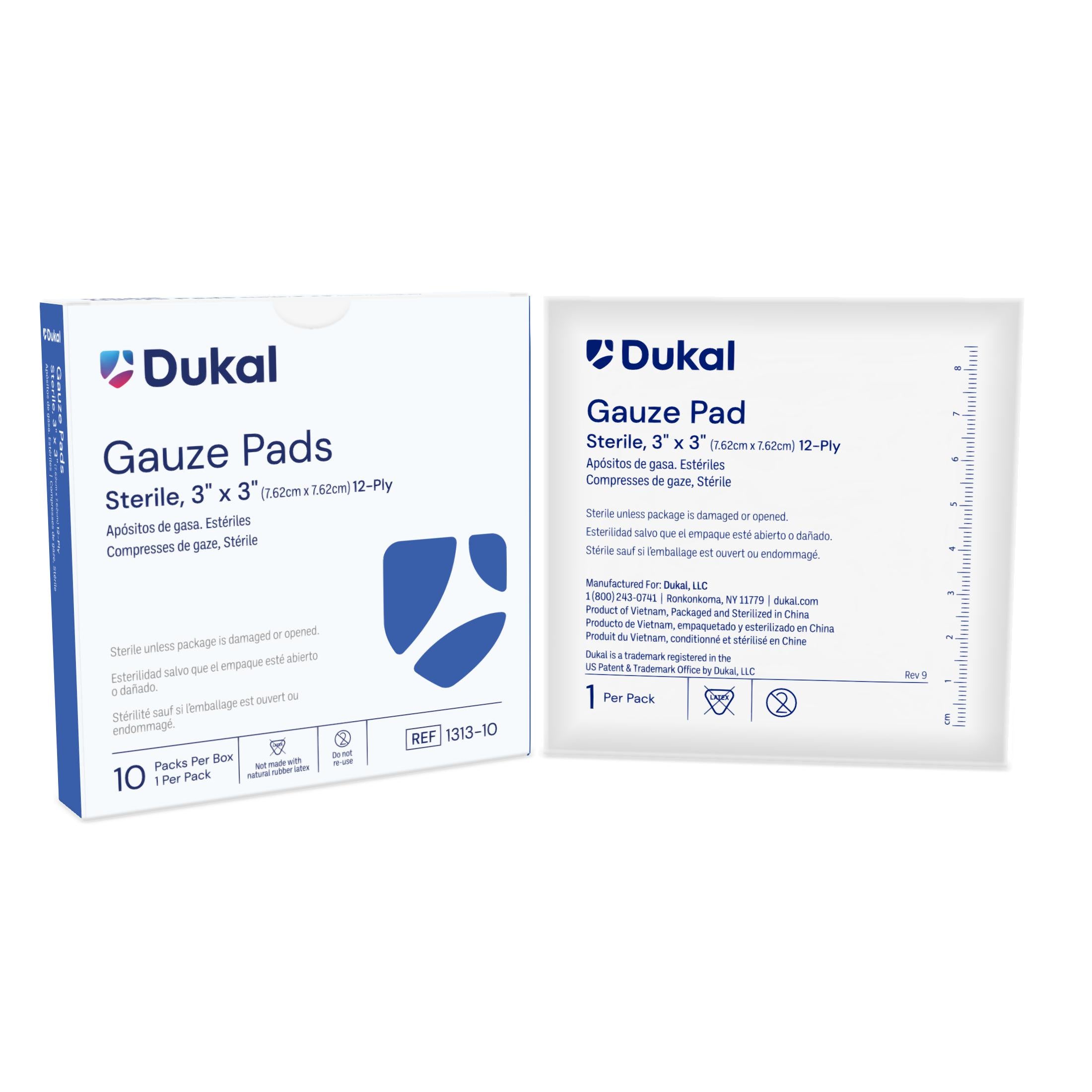 Sterile Gauze Pad 3" x 3" 12-Ply - 1313-10 Main image
