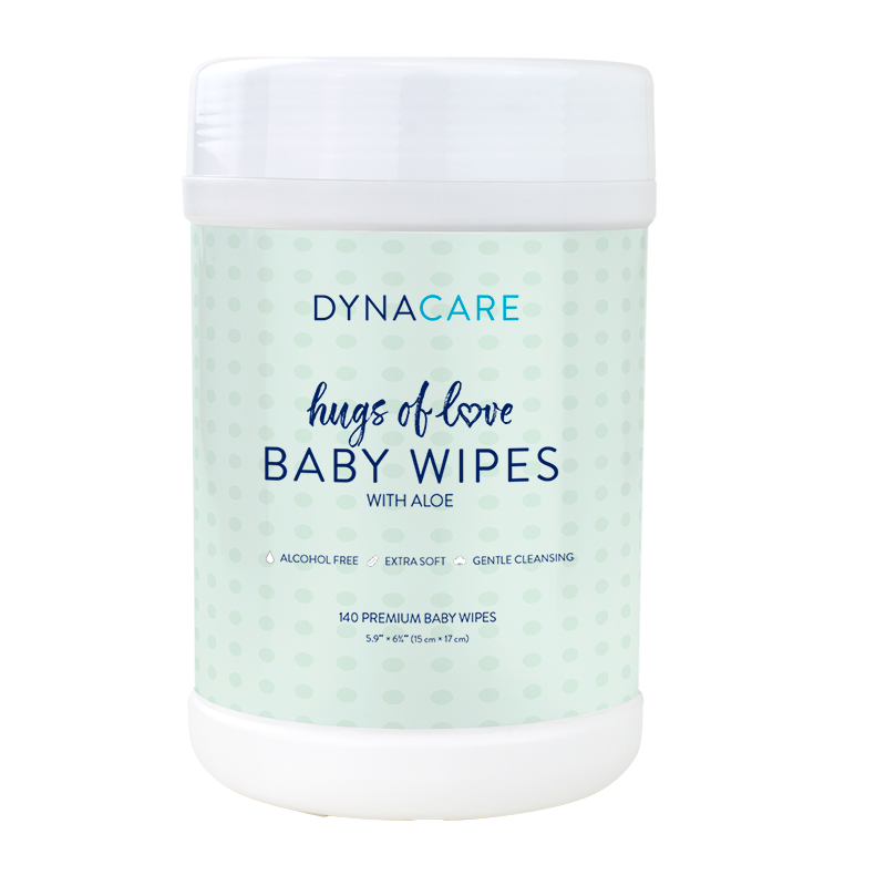 Dynarex Hugs of Love Baby Wipes Scented Secondary image