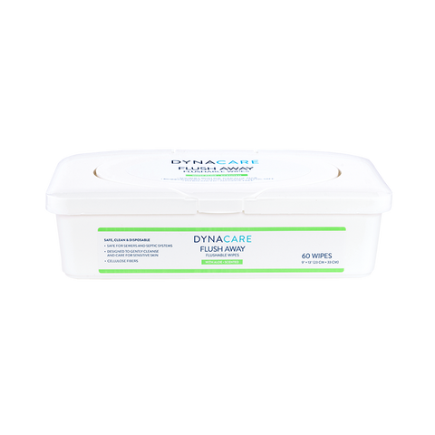 Flushable Wipes - Adult 9" x 13" Tub