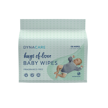 Hugs of Love Baby Wipes, Resealable Bag, Fragrance Free
