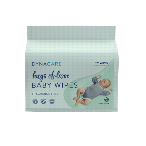 Hugs of Love Baby Wipes, Resealable Bag, Fragrance Free