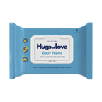 Hugs of Love Baby Wipes unscented w/ Plastic Lid 5" x 7"