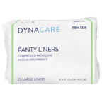 Panty Liners with Adhesive Tab