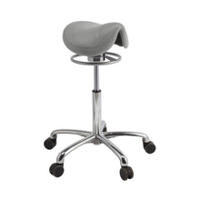 Amazone Saddle Stool -13" Standard seat with 360 degree movement in UltraLeather