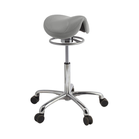 Brewer Amazone Saddle Stool -13" Standard seat with 360 degree movement in UltraLeather
