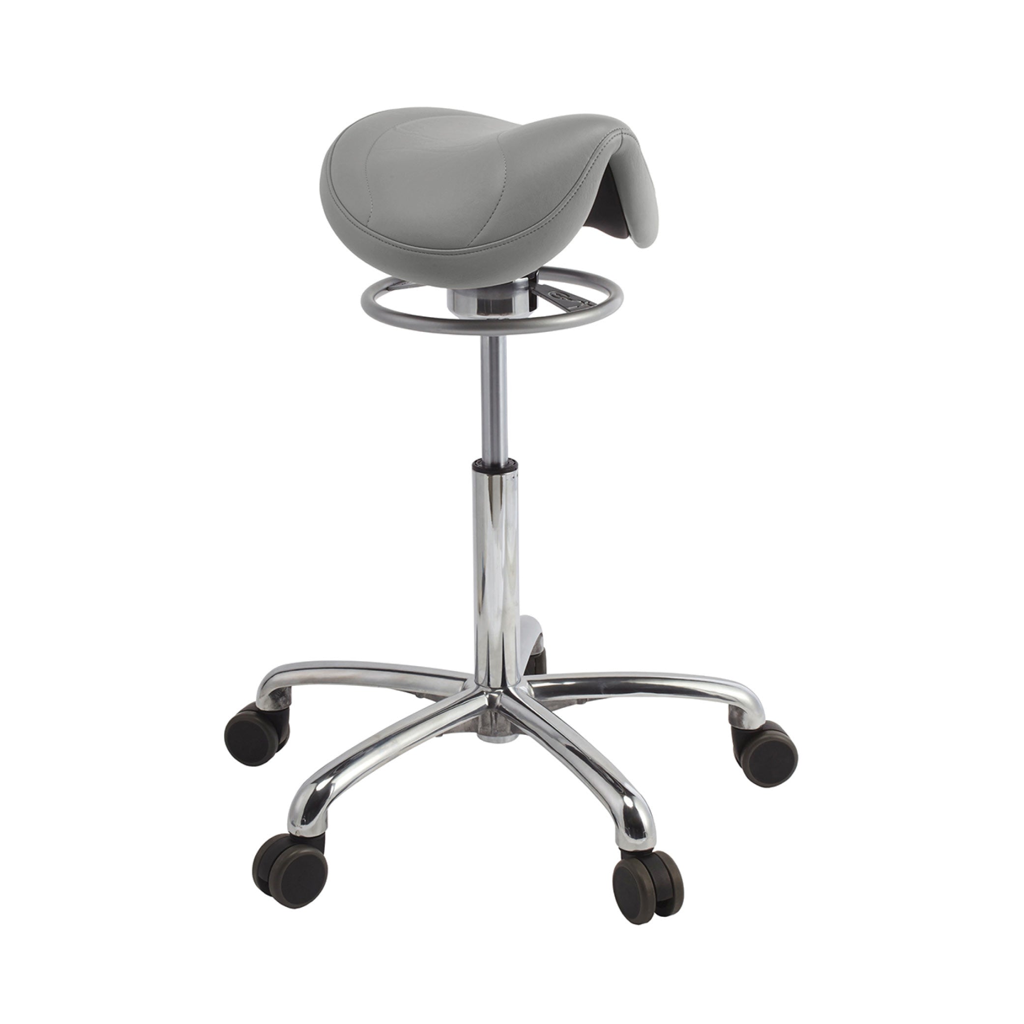 Jumper Saddle Stool -18" Standard seat with 360 degree movement in Ultra Main image