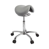 Brewer Jumper 135JS Saddle Stool, Dove Gray, alternate view