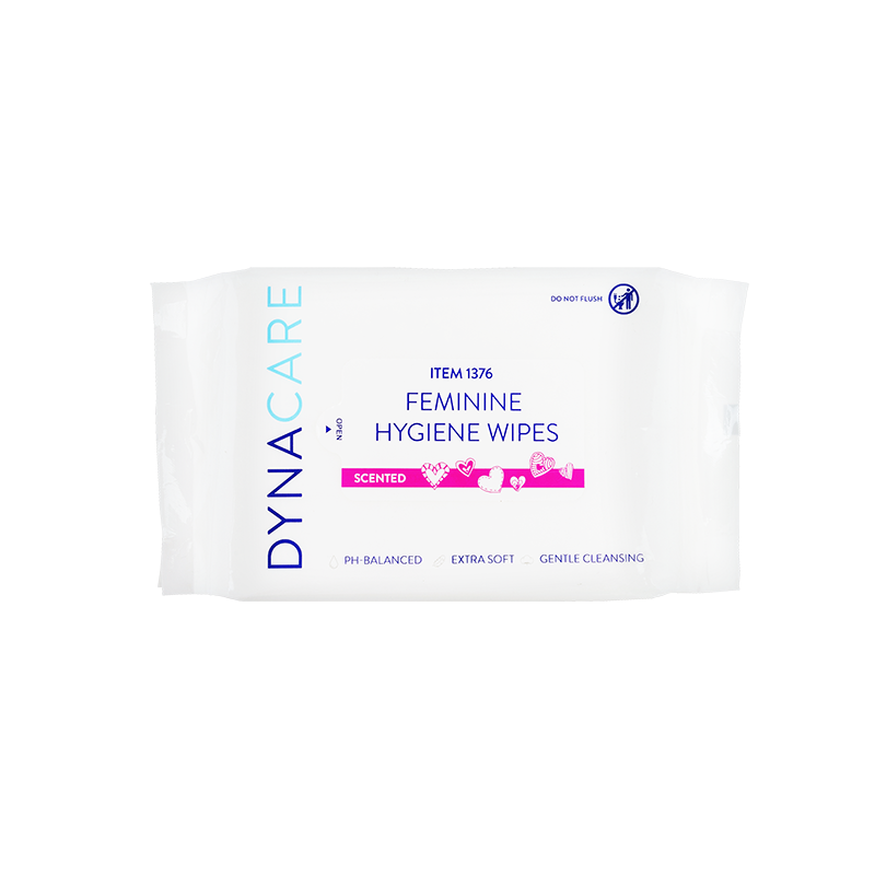 Feminine Hygiene Wipe Pack - 40 wipes per pack, 5.5" x 8"