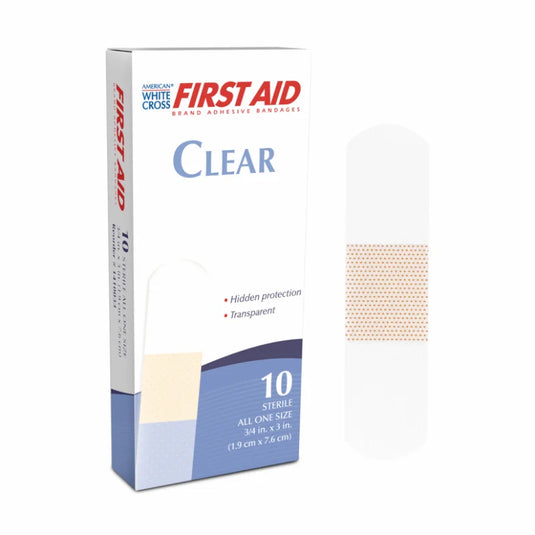 Sterile Clear Adhesive Bandages 3/4" x 3"