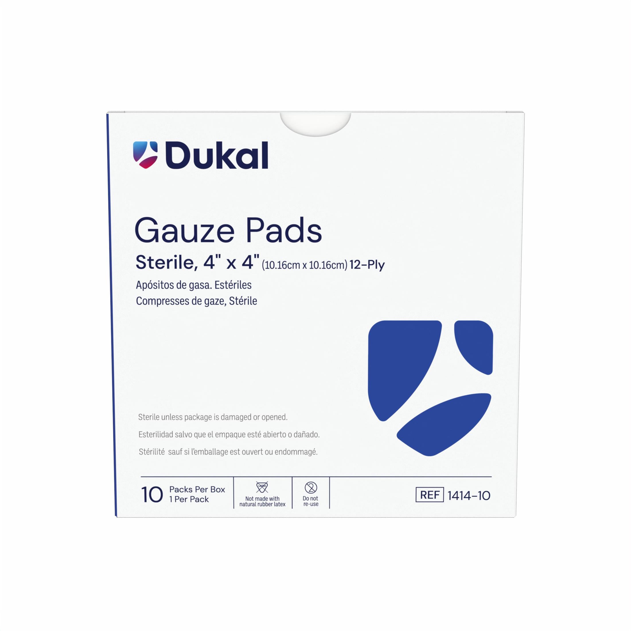 Sterile Gauze Pad 4" x 4"  12-Ply - 1414-10