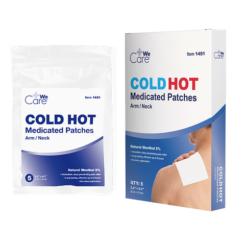 Dynarex Cold Hot Medicated Patches - Arm/Neck