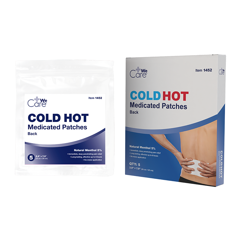 Dynarex Cold Hot Medicated Patches - Back