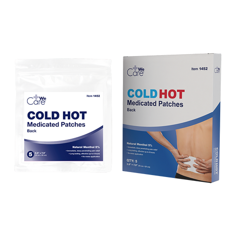 Dynarex Cold Hot Medicated Patches - Back