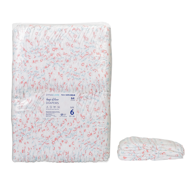 Hugs of Love Diapers, Size 6, 35+ lb