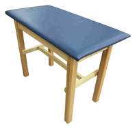 Bailey Taping Table, Upholstered, with H-Brace, 36"H - Model 14