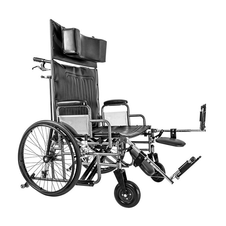 15015-24 Bariatric Reclining Wheelchair Elevating Leg Rest Code: RPWC24-15ELR Main image