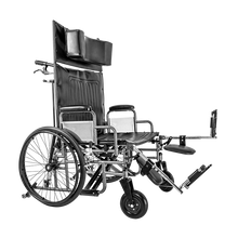 15015-24 Bariatric Reclining Wheelchair Elevating Leg Rest