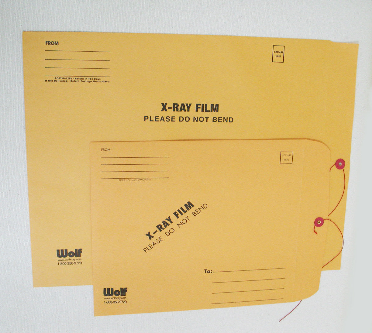 Wolf X-Ray Envelopes, Film Mailing - Weight