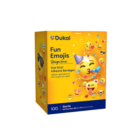 Emoji Stat StripÂ® Adhesive Bandages 3/4 x 3