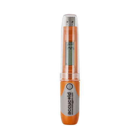 Accucold Set of 24 portable NIST calibrated USB temperature loggers with LCD display and NIST certificate
