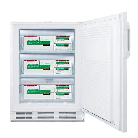 Accucold Built-in ADA compliant vaccine all-freezer in white with lock