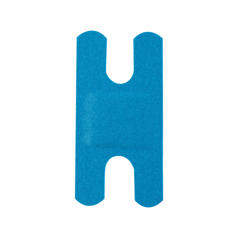Flexible Fabric Adhesive Bandages Knuckleband 1-1/2 x 3, Blue
