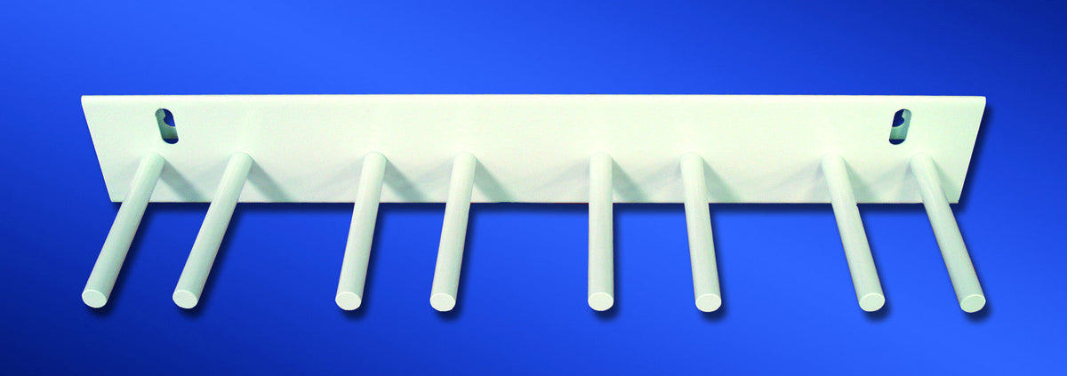 Wolf X-Ray Peg Wall Rack (2 Pegs per Apron): Holds 9 Aprons: 50" W