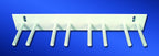 Wolf X-Ray Peg Wall Rack (2 Pegs per Apron): Holds 9 Aprons: 50" W