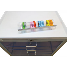 12-Roll Label Tape Dispenser w/Blade
