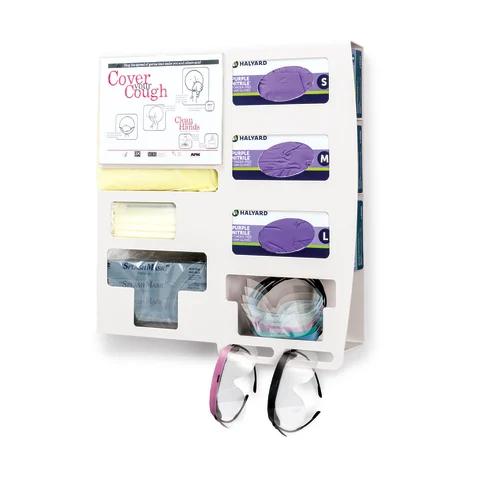 Bowman Dispensers Antimicrobial Isolation Station, White