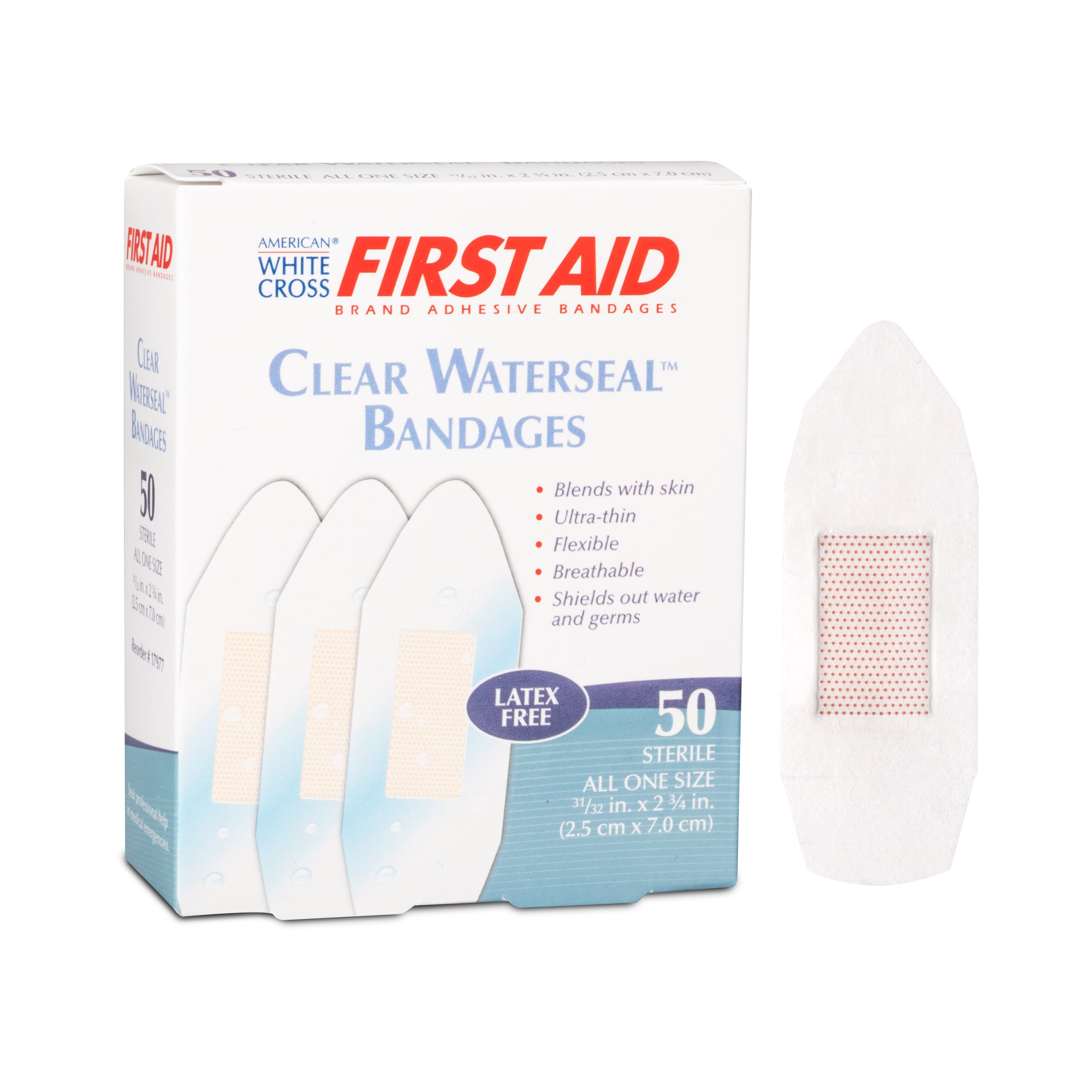 WatersealÃ¢âÂ¢ Adhesive Bandages 31/32 x 2-3/4 - 17977 Main image